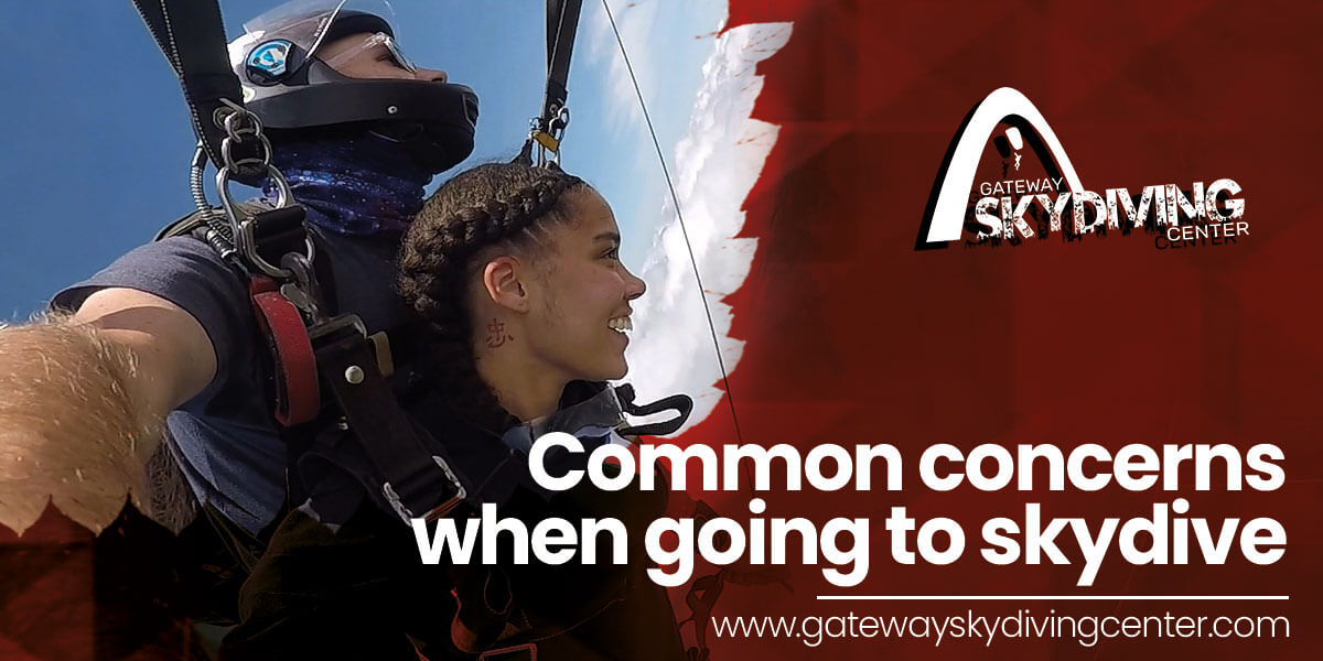 You are currently viewing Common concerns when going to skydive