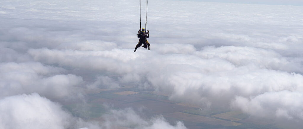 Skydiving Over Carlyle Lake